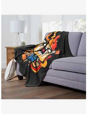 Aggretsuko Fiery Rage Silk Touch Throw Blanket, , hi-res