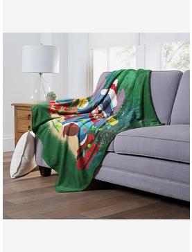 Disney Lilo & Stitch Hawaiian Holiday Silk Touch Throw Blanket, , hi-res