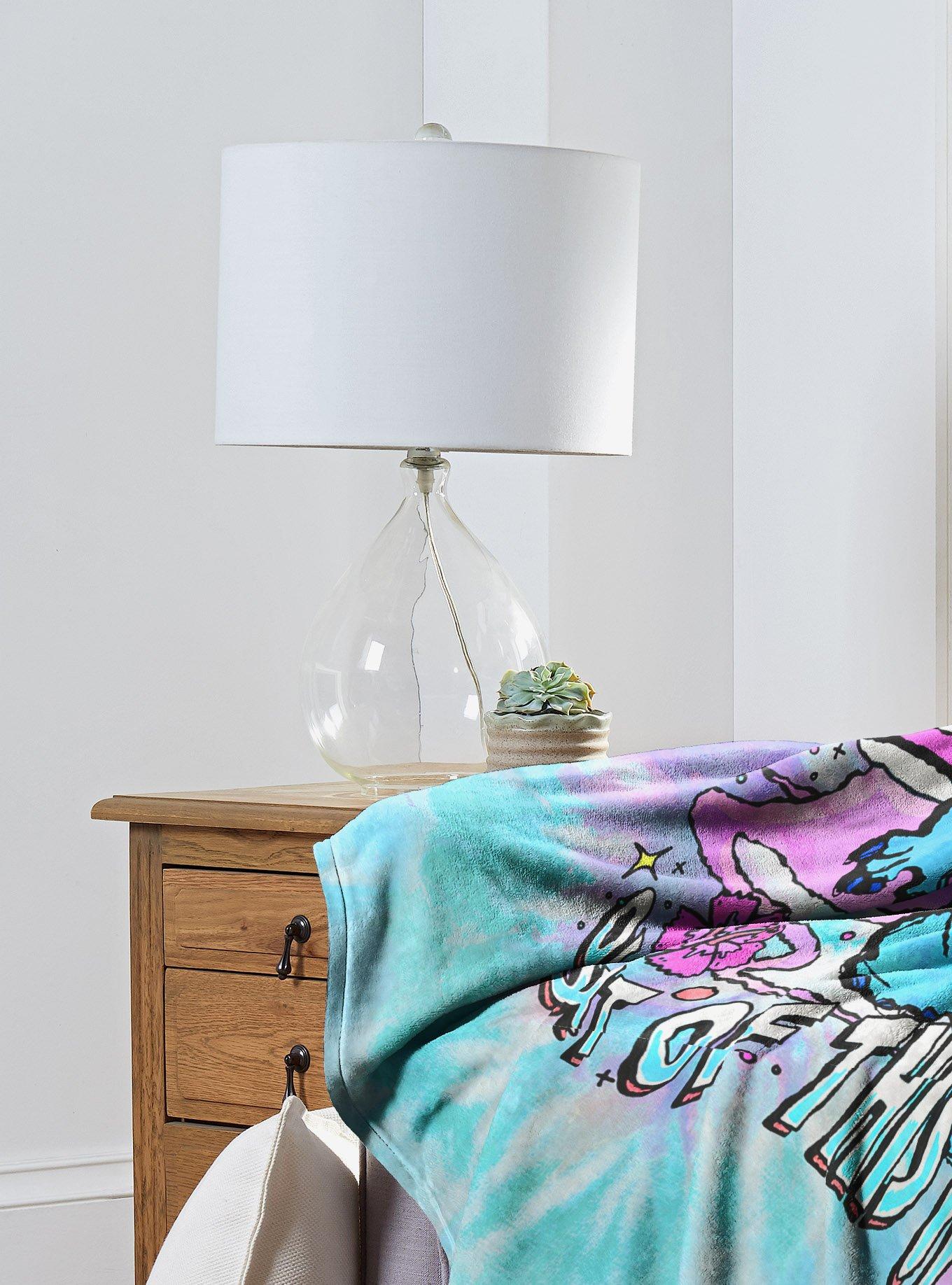 Disney Lilo & Stitch Hippie Stitch Throw Blanket, , hi-res