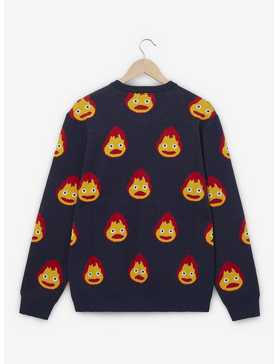 Studio Ghibli Howl's Moving Castle Calcifer Expressions Allover Print Sweater - BoxLunch Exclusive, , hi-res