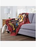 Aggretsuko Shout It Out Silk Touch Throw Blanket, , alternate