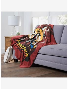 Aggretsuko Shout It Out Silk Touch Throw Blanket, , hi-res
