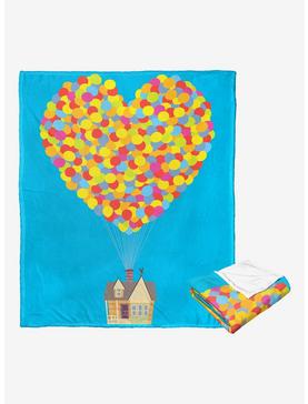 Plus Size Disney Pixar Up Balloon Heart Silk Touch Throw Blanket, , hi-res