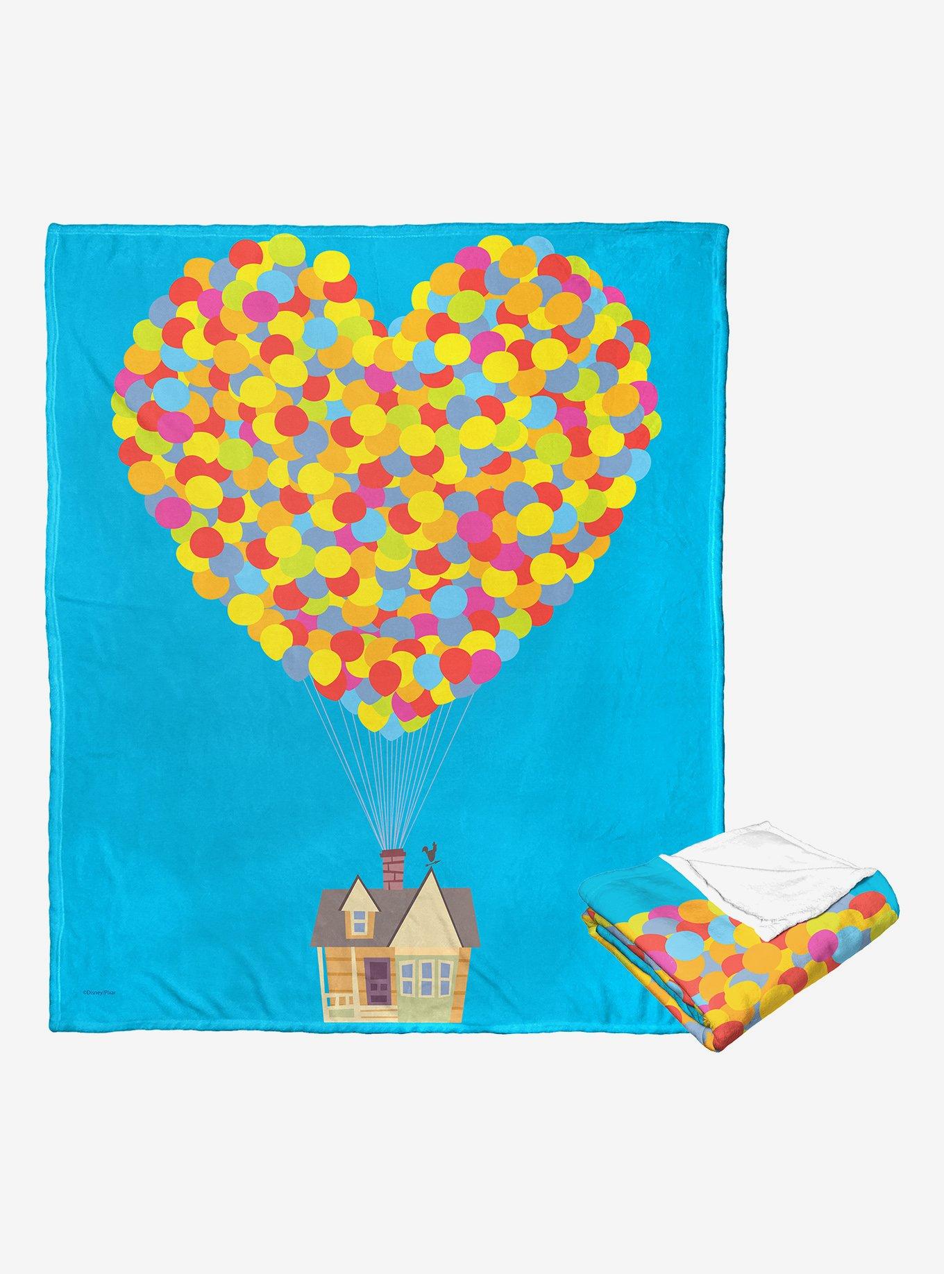 Disney Pixar Up Balloon Heart Throw Blanket, , alternate