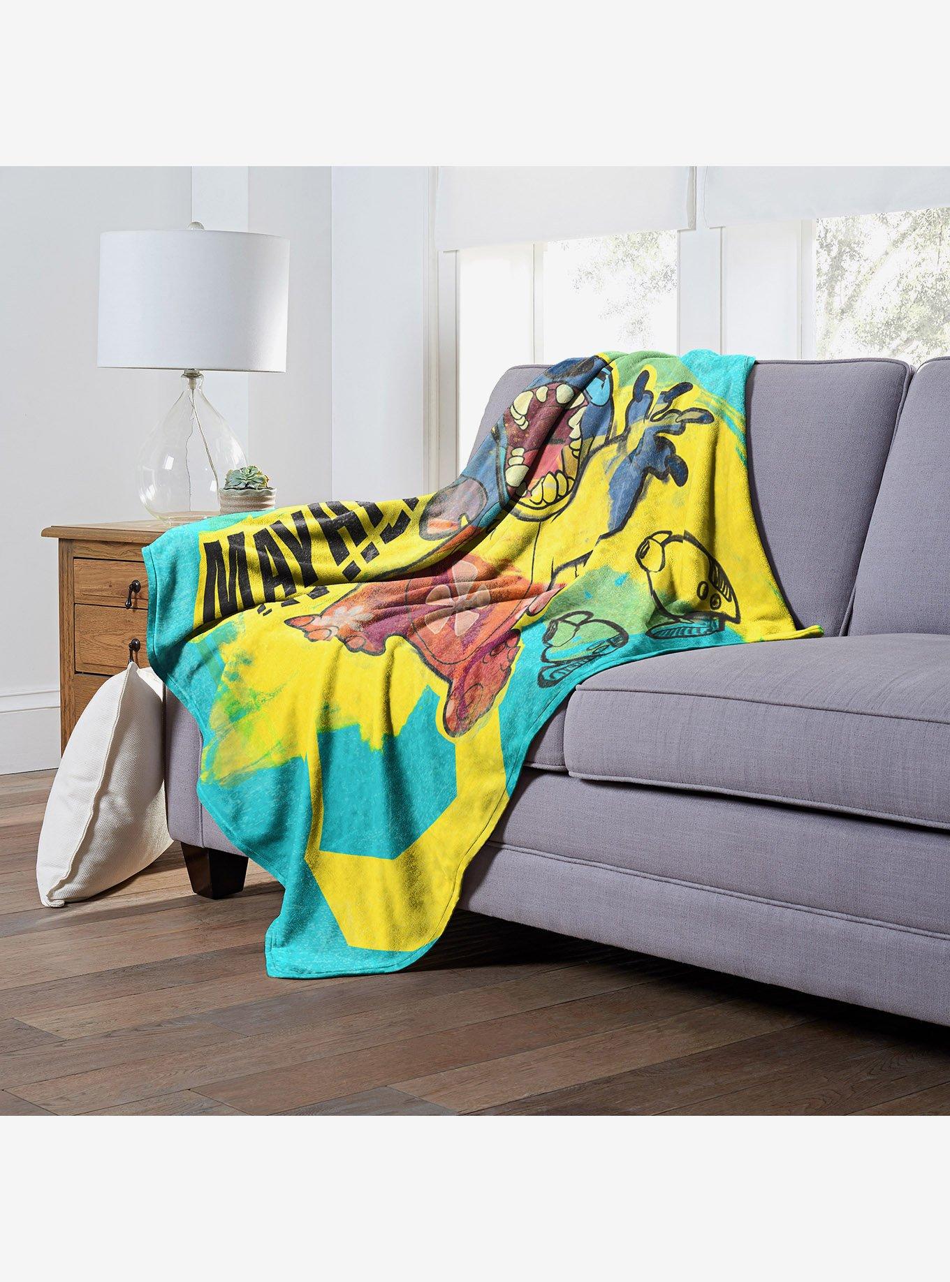 Disney Lilo & Stitch Total Mayhem Throw Blanket, , hi-res