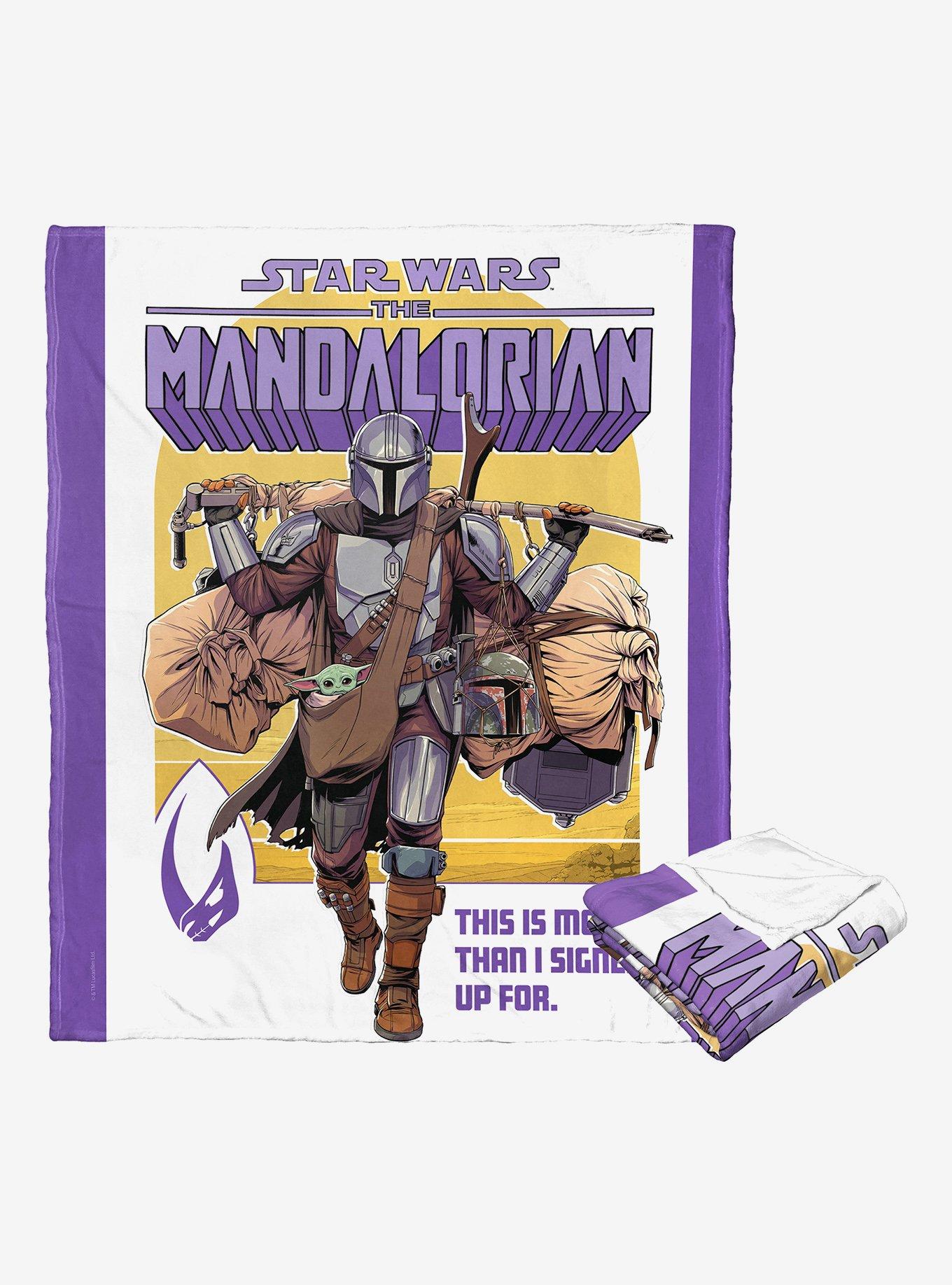 Star Wars The Mandalorian More Than I Signed Up For Blanket, , hi-res