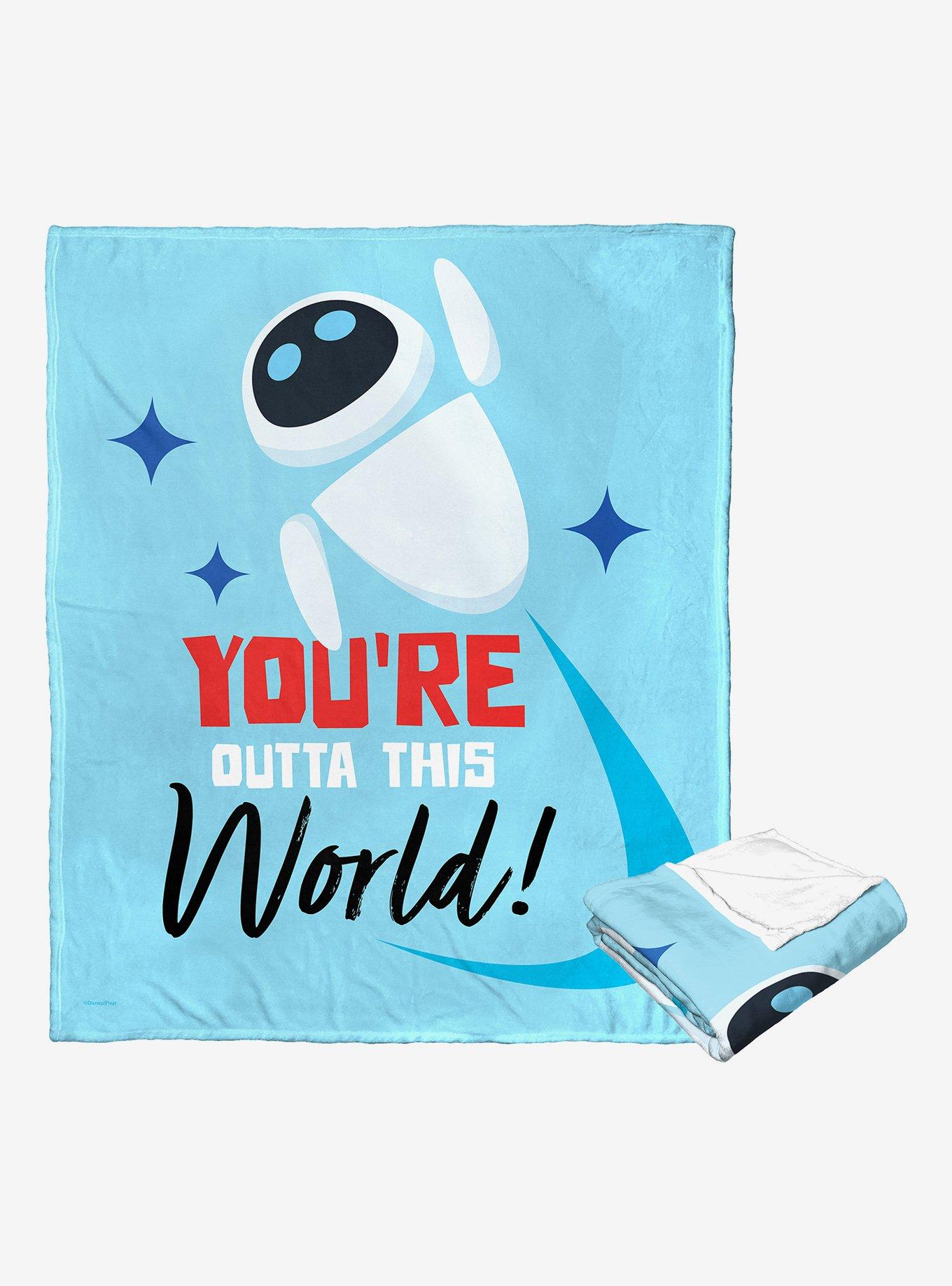 Disney Pixar Wall-E Outta This World Valentine Blanket, , hi-res