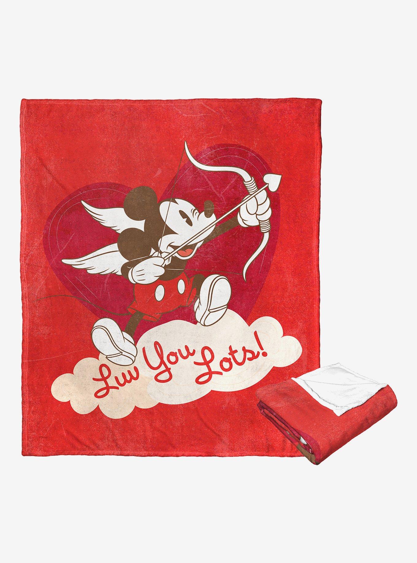 Disney Mickey Mouse Cherub Mickey Throw Blanket, , hi-res