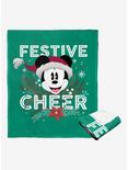 Disney Mickey Mouse Festive Cheer Throw Blanket, , alternate
