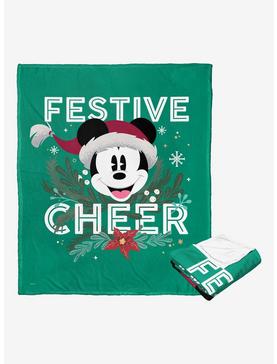 Disney Mickey Mouse Festive Cheer Throw Blanket, , hi-res