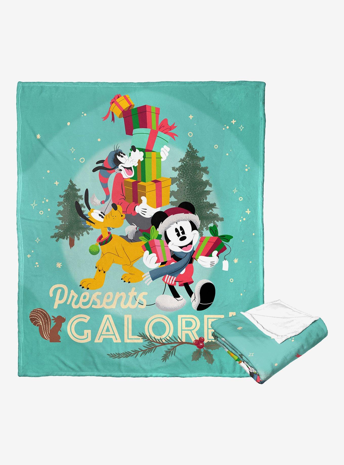 Disney Mickey Mouse Presents Galore Throw Blanket, , alternate