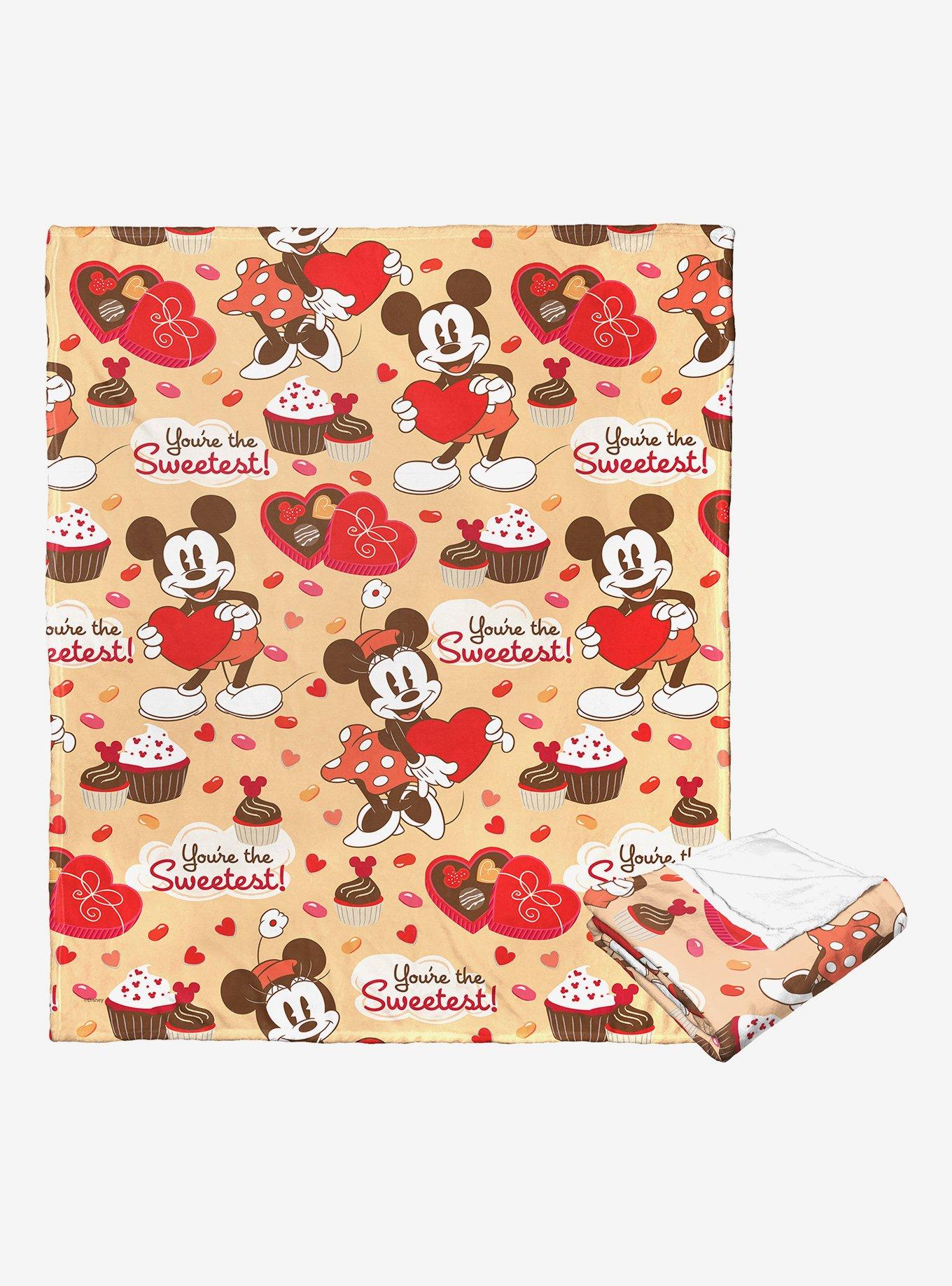 Disney Mickey Mouse You'Re The Sweetest Throw Blanket, , alternate