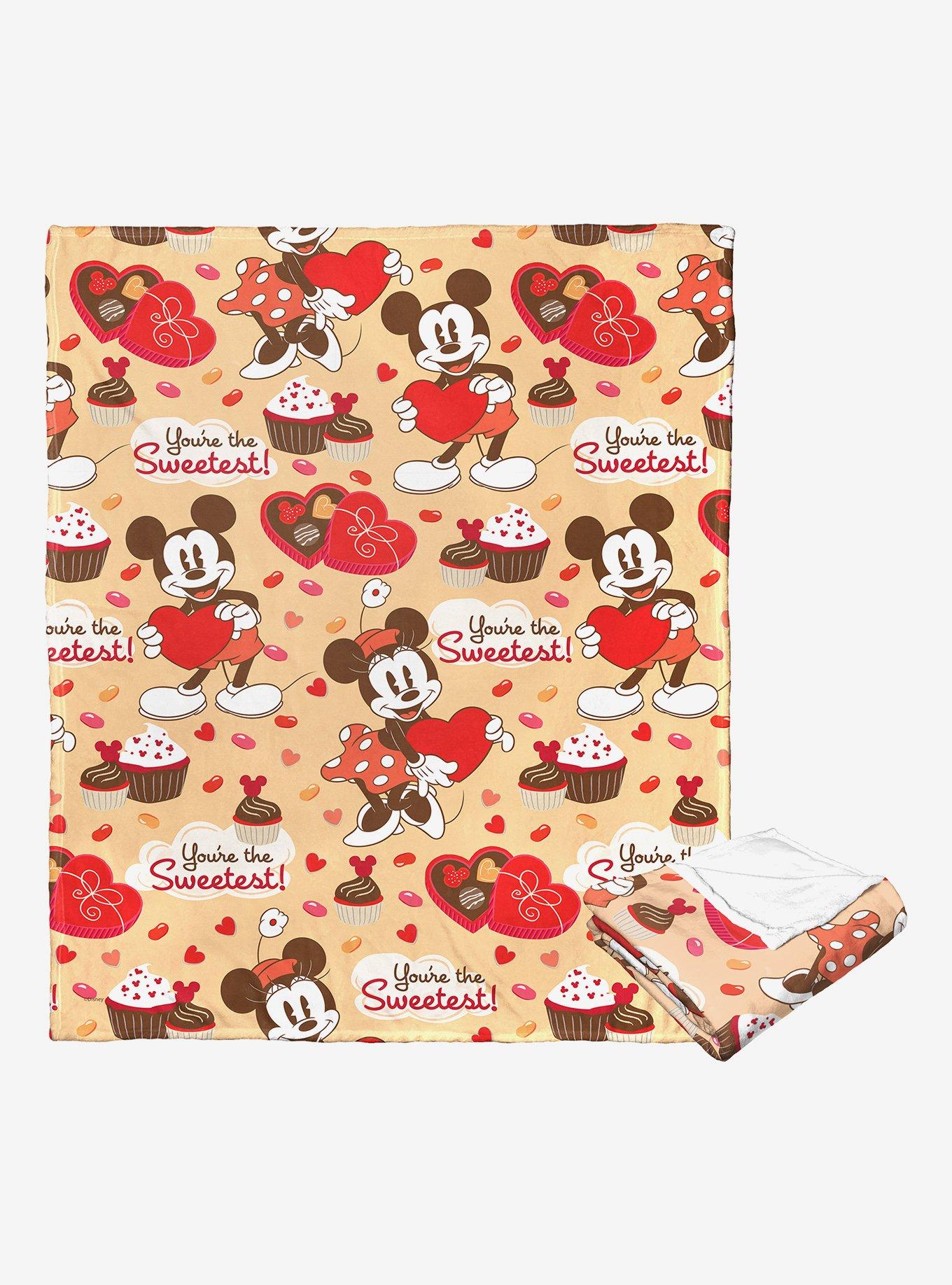 Disney Mickey Mouse You'Re The Sweetest Throw Blanket, , hi-res