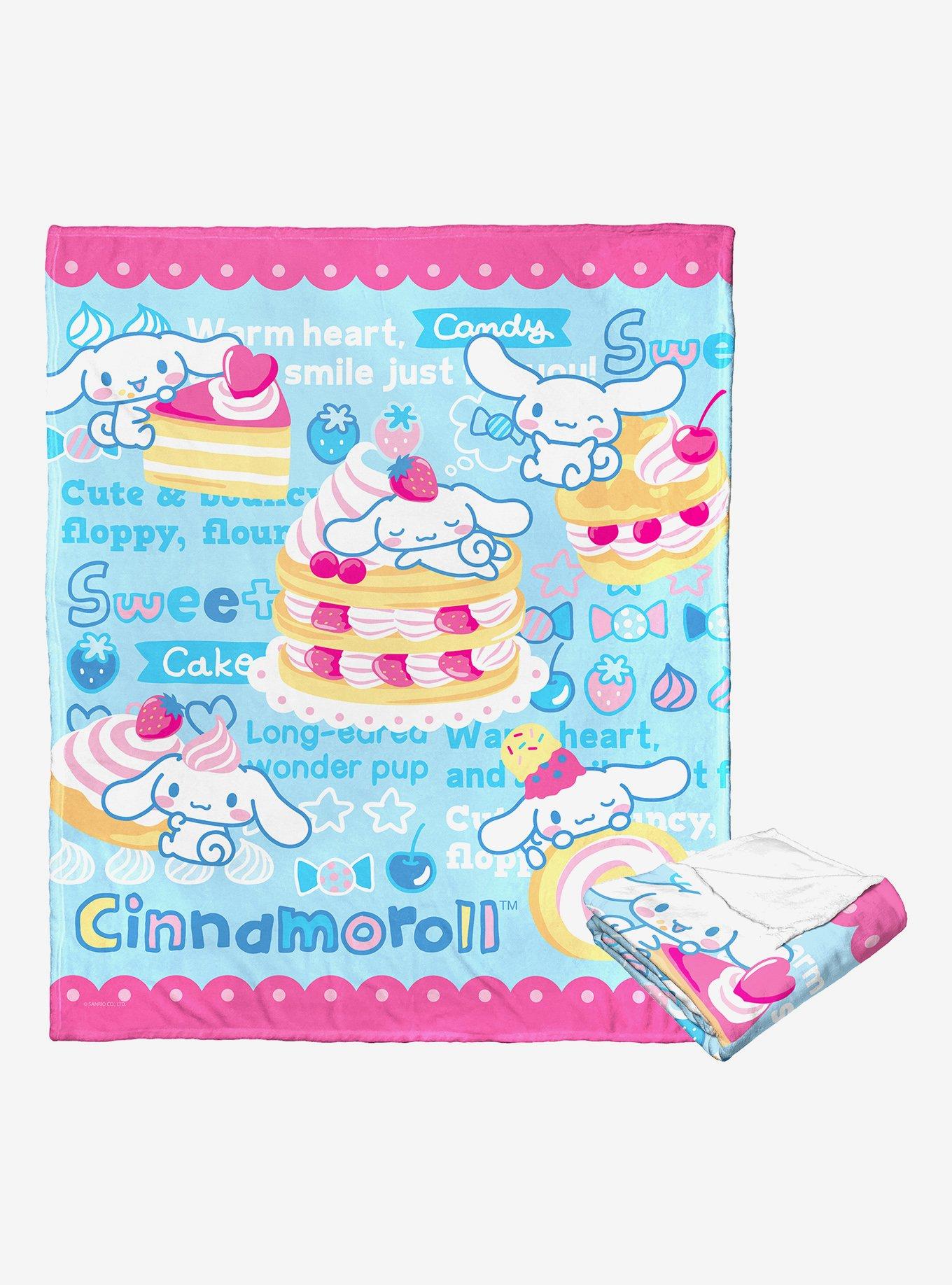 Cinnamoroll Cute And Bouncy Throw Blanket
