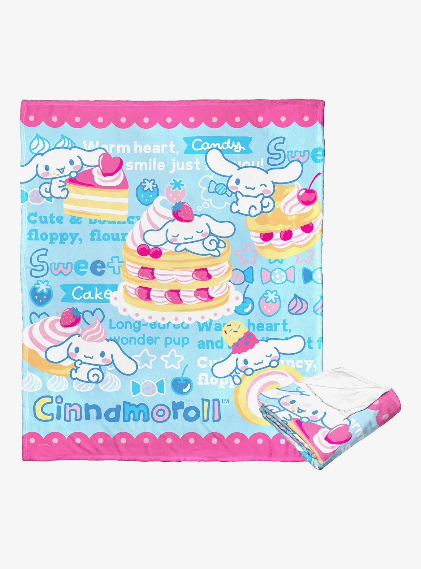 Cinnamoroll Cute And Bouncy Throw Blanket, , hi-res