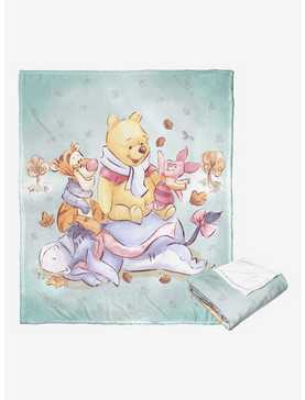 Disney Winnie The Pooh Autumn Happiness Throw Blanket, , hi-res