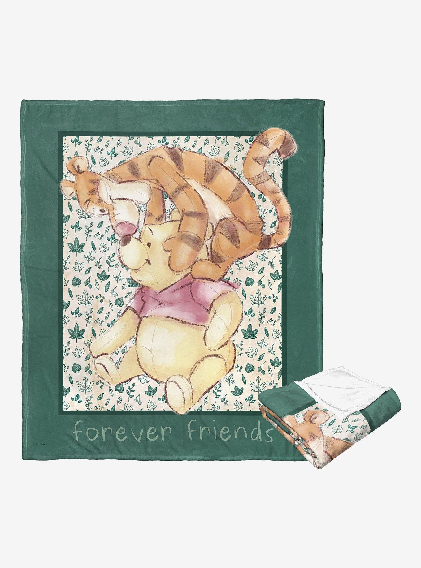 Disney Winnie The Pooh Forest Joy Throw Blanket, , alternate