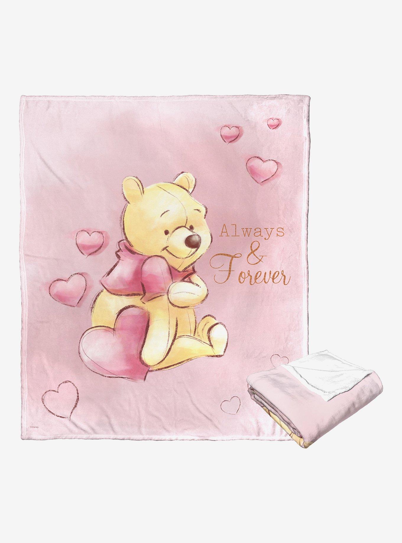 Disney Winnie The Pooh Love Always Pooh Throw Blanket, , alternate