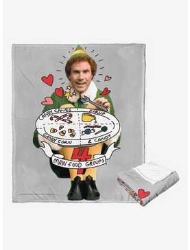 Elf Four Food Groups Silk Touch Throw Blanket, , hi-res