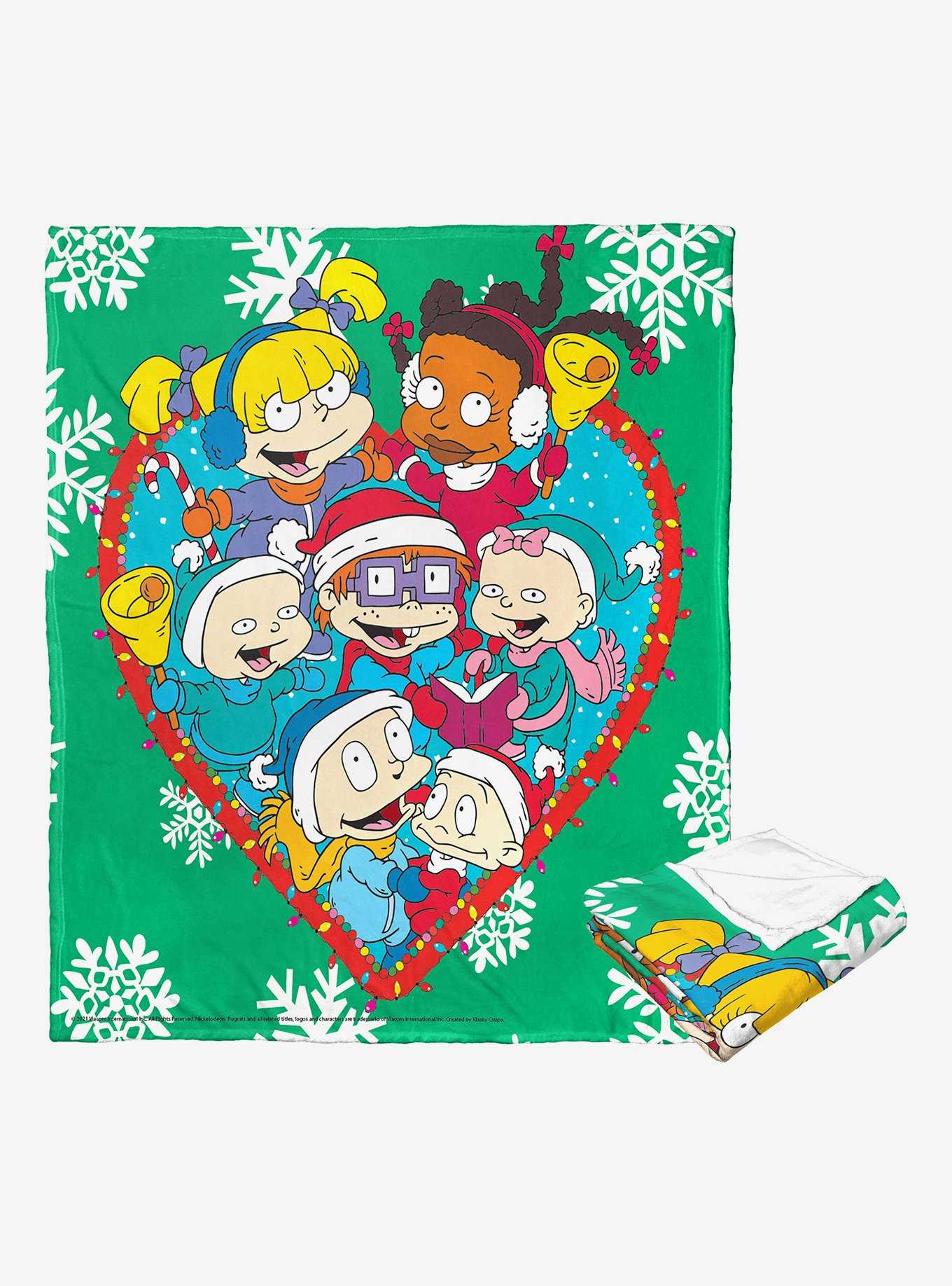 Rugrats Christmas Babies Silk Touch Throw Blanket, , hi-res