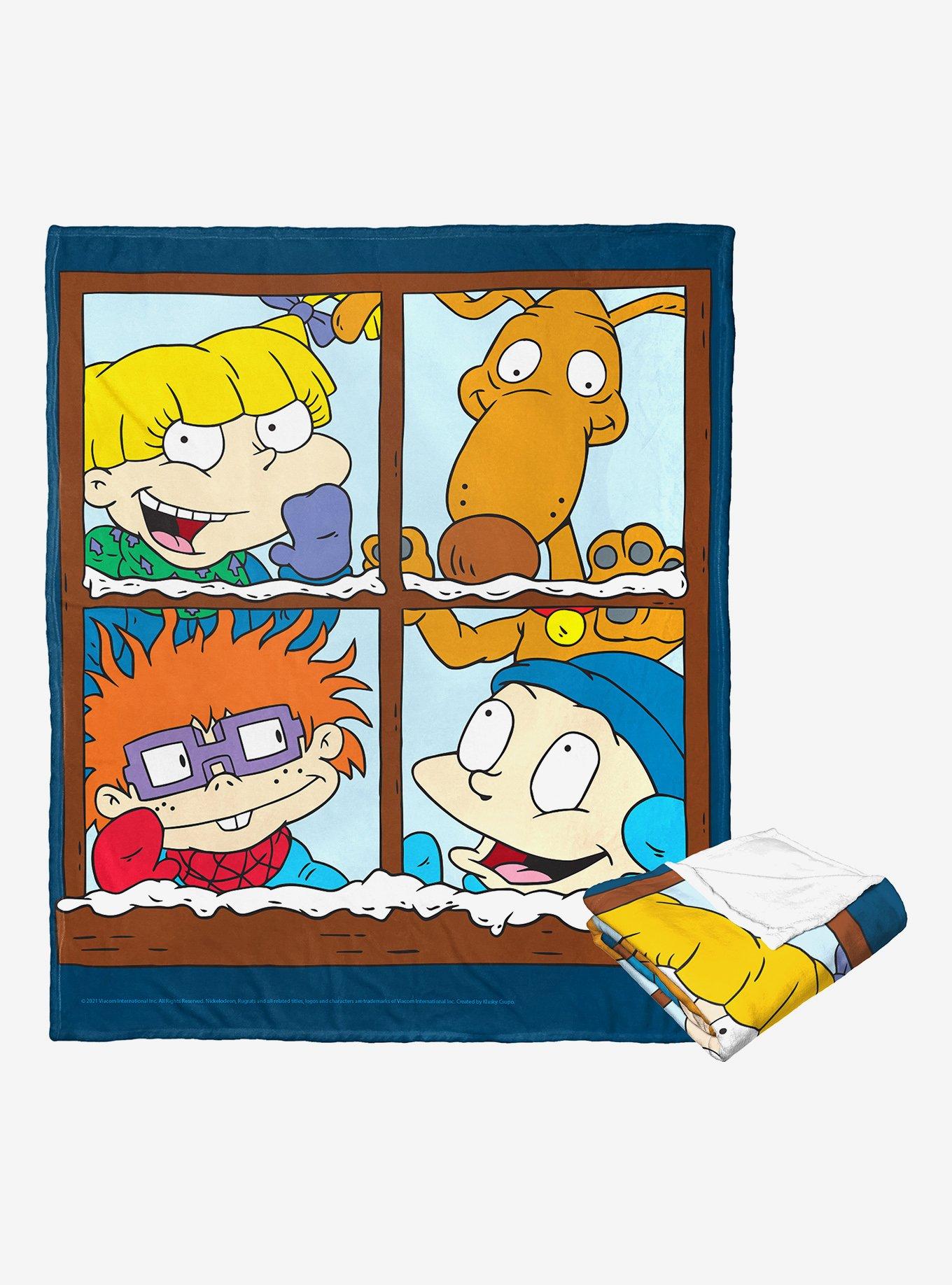 Rugrats Winter Window Silk Touch Throw Blanket, , alternate