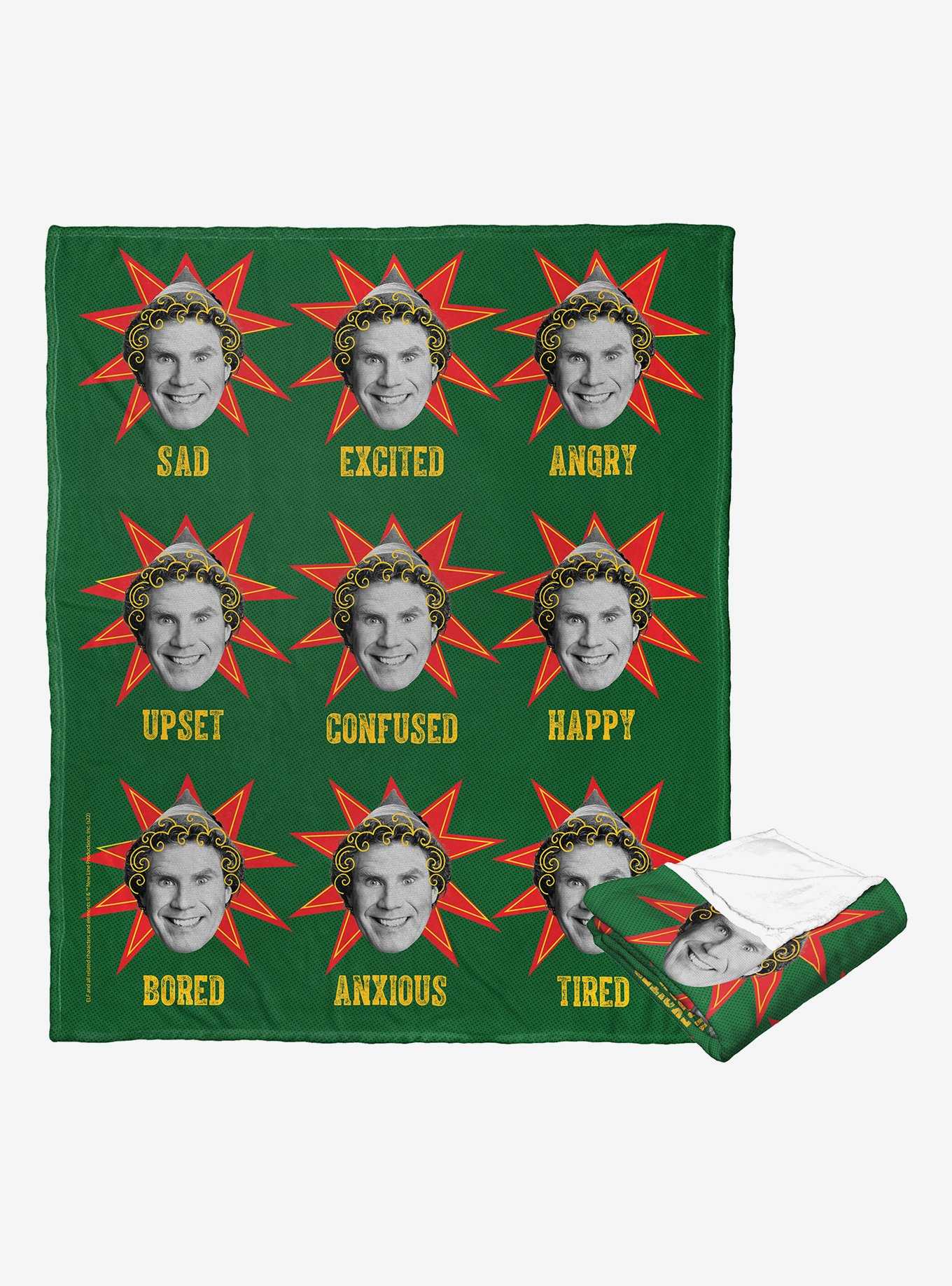 Elf Expressions Silk Touch Throw Blanket, , hi-res