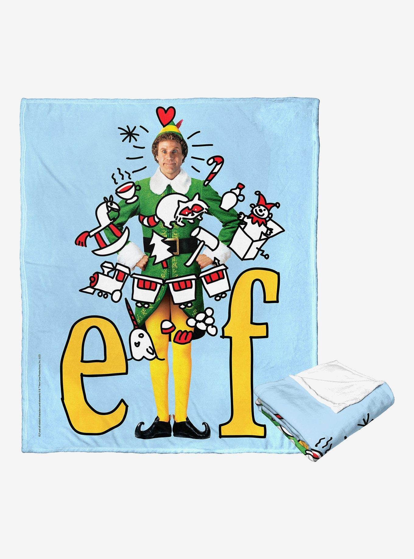 Elf Montage Silk Touch Throw Blanket, , hi-res