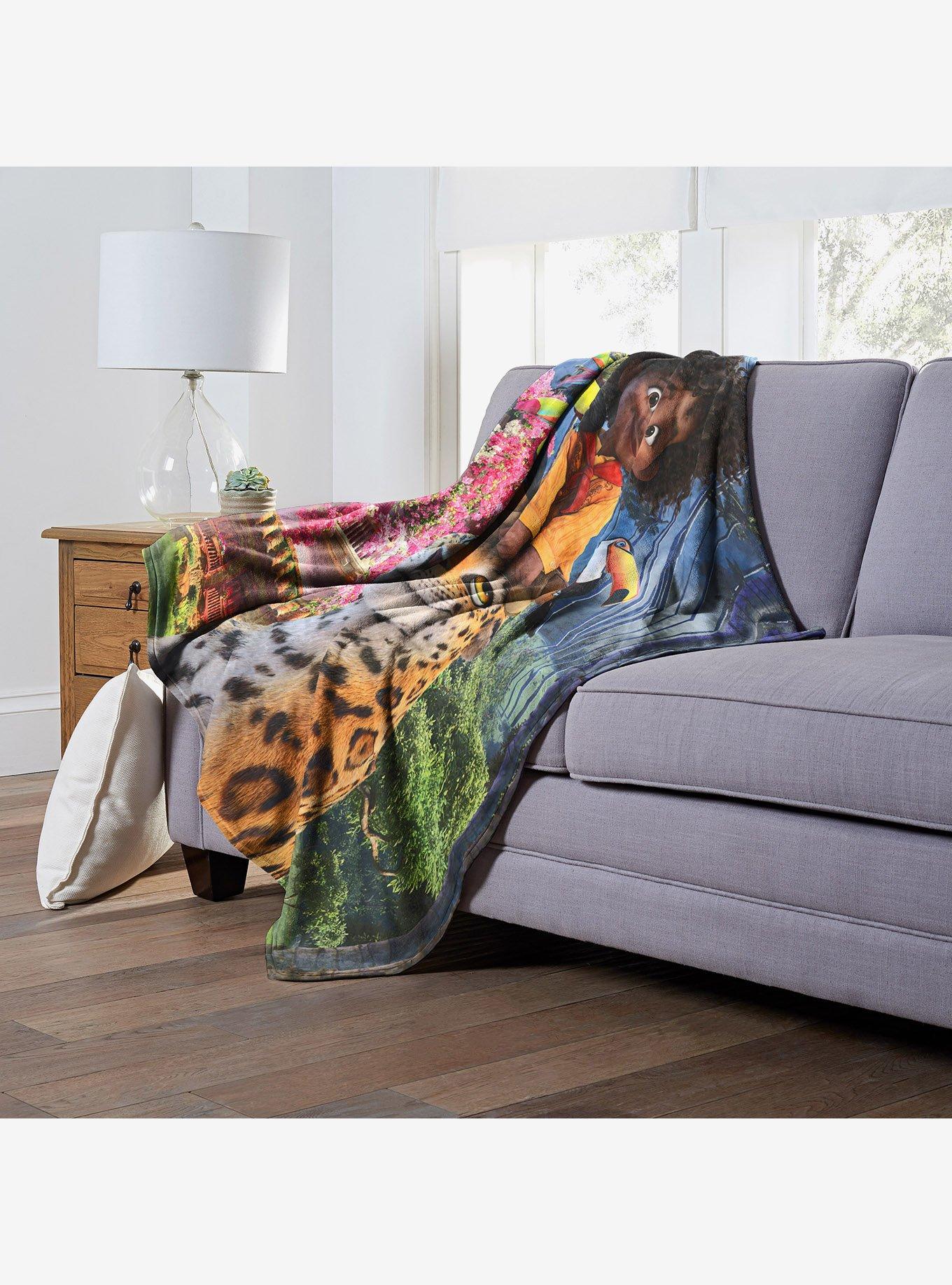 Disney Encanto Jungle Meetup Throw Blanket, , alternate