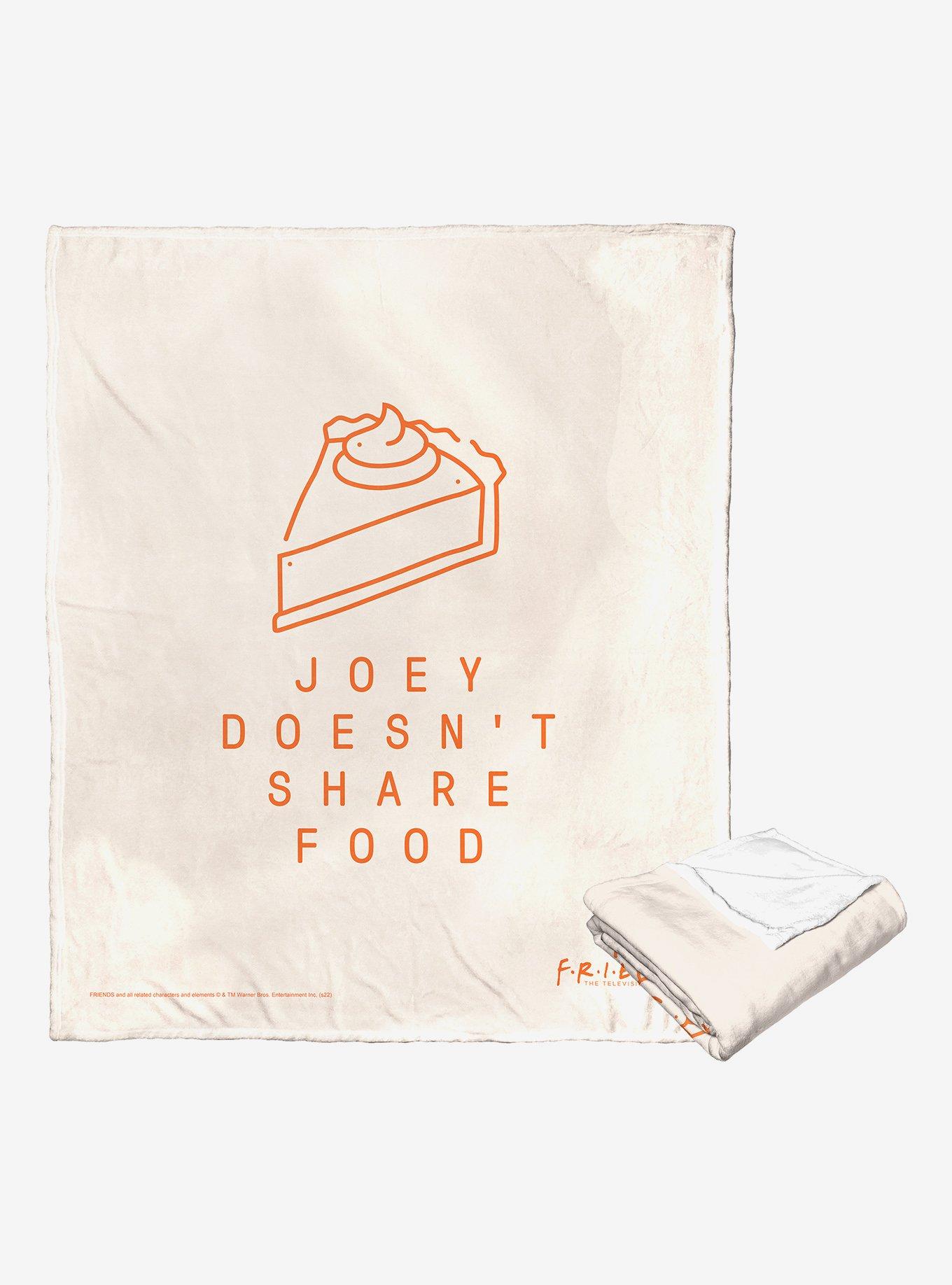 Friends Joey Doesn’t Share Throw Blanket, , alternate