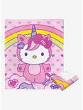 Sanrio Hello Kitty Love And Unicorns Throw Blanket, , alternate