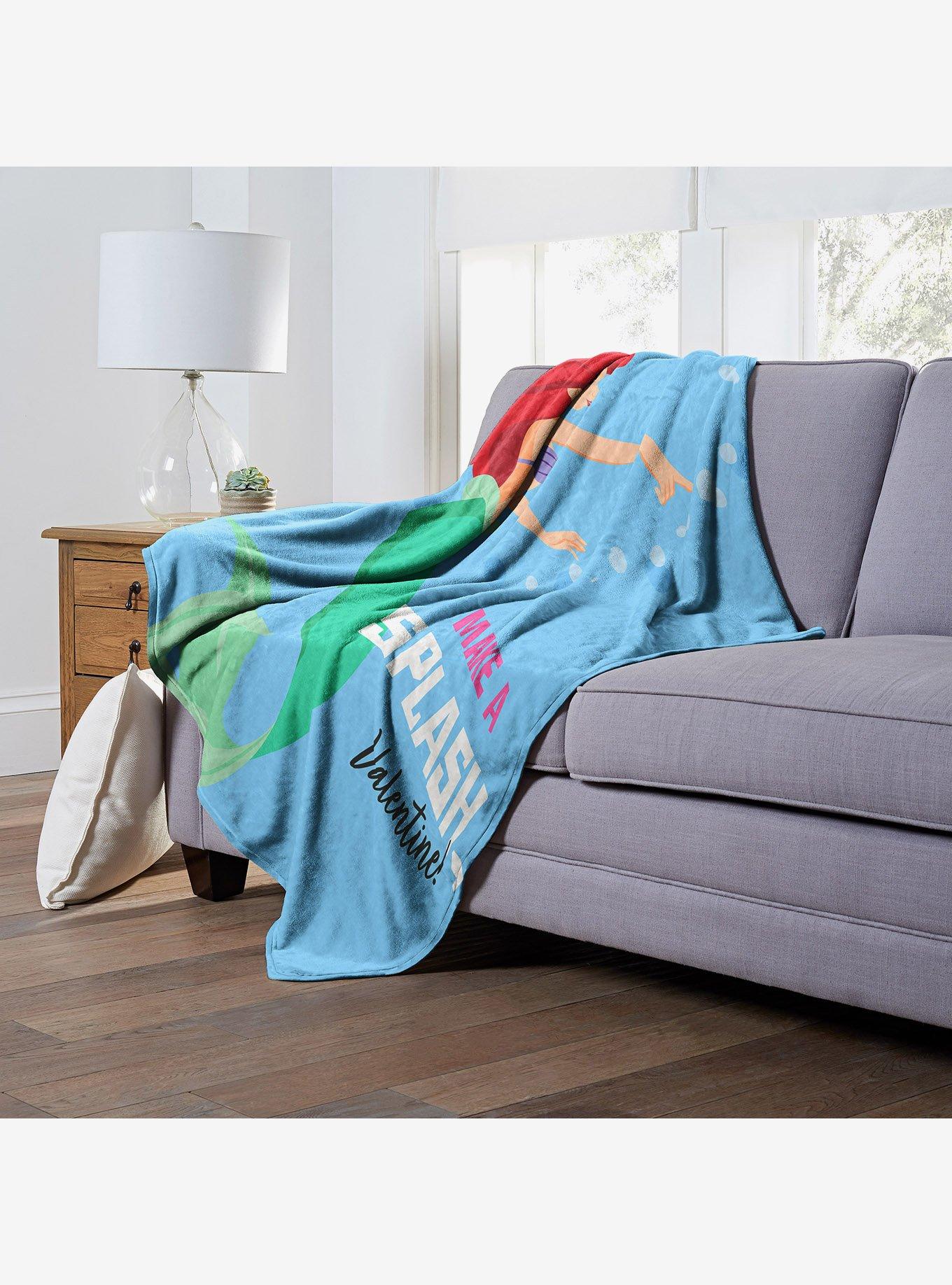 Disney Princesses Make A Splash Throw Blanket, , alternate