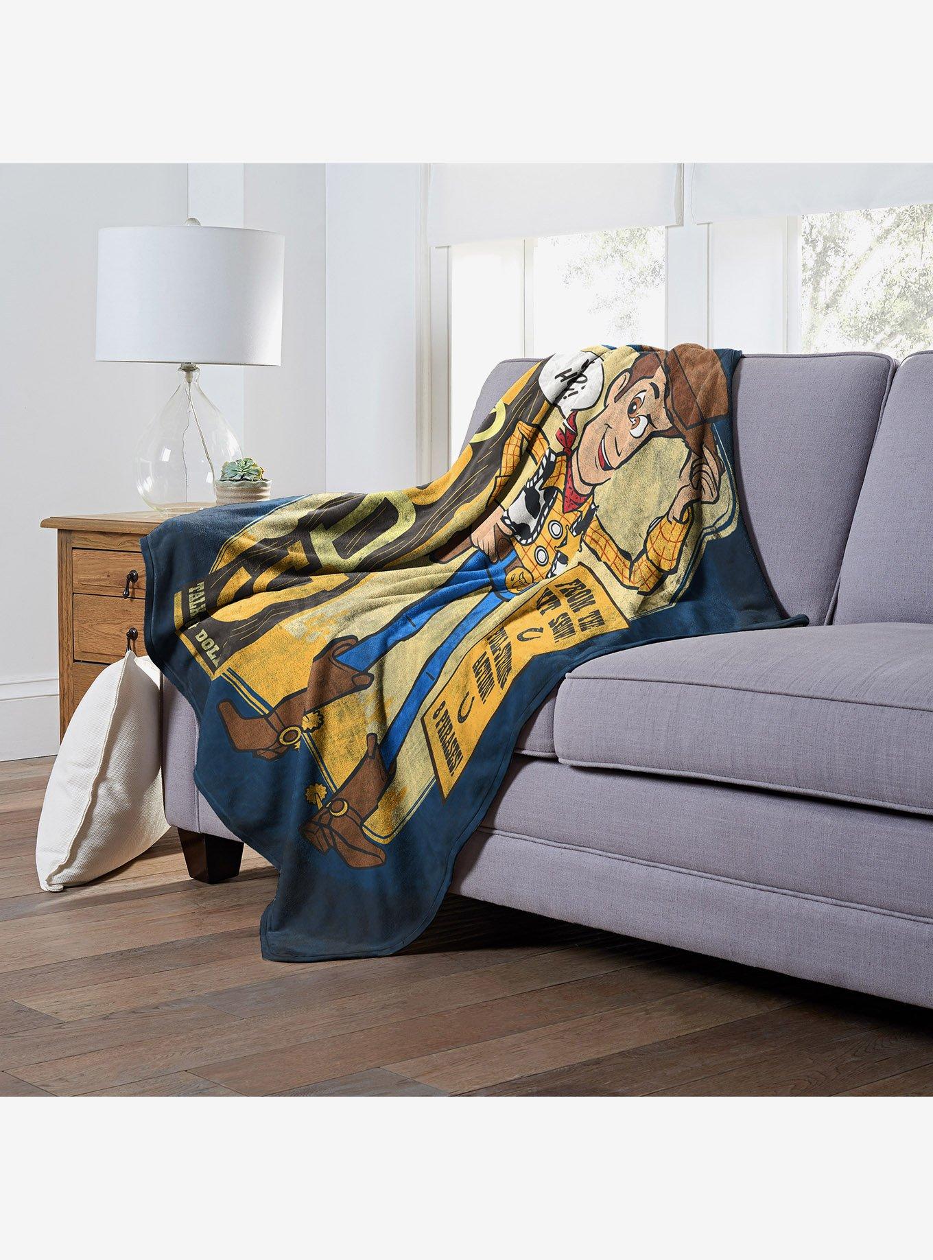 Disney Pixar Toy Story Western Woody Throw Blanket, , alternate