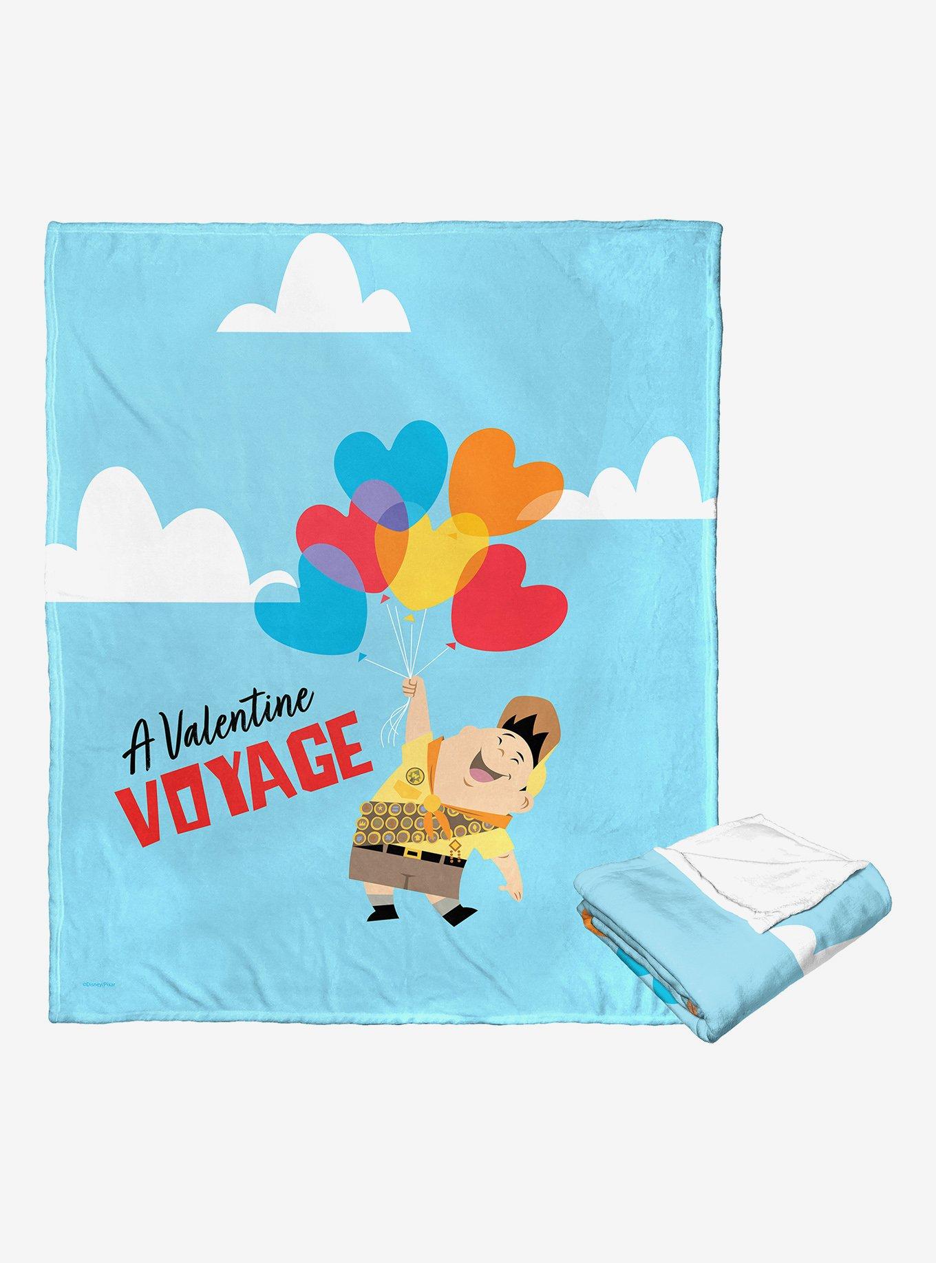 Disney Pixar Up Valentine Voyage Throw Blanket