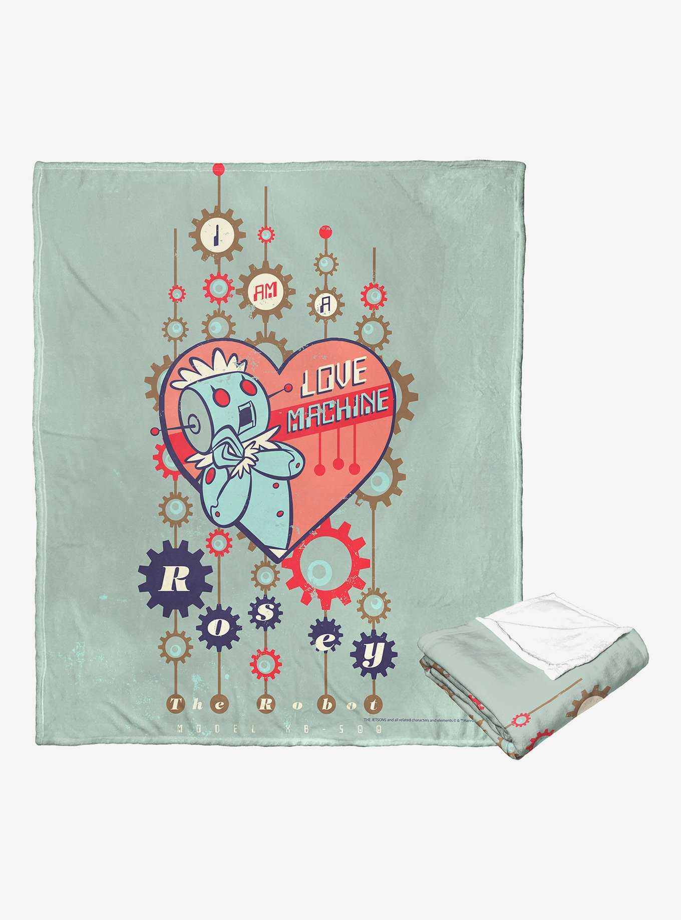 The Jetsons Love Machine Rosey Throw Blanket, , hi-res