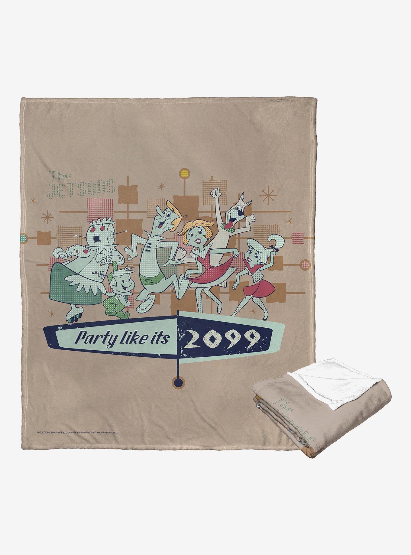 The Jetsons Party Like It's 2099 Throw Blanket, , hi-res