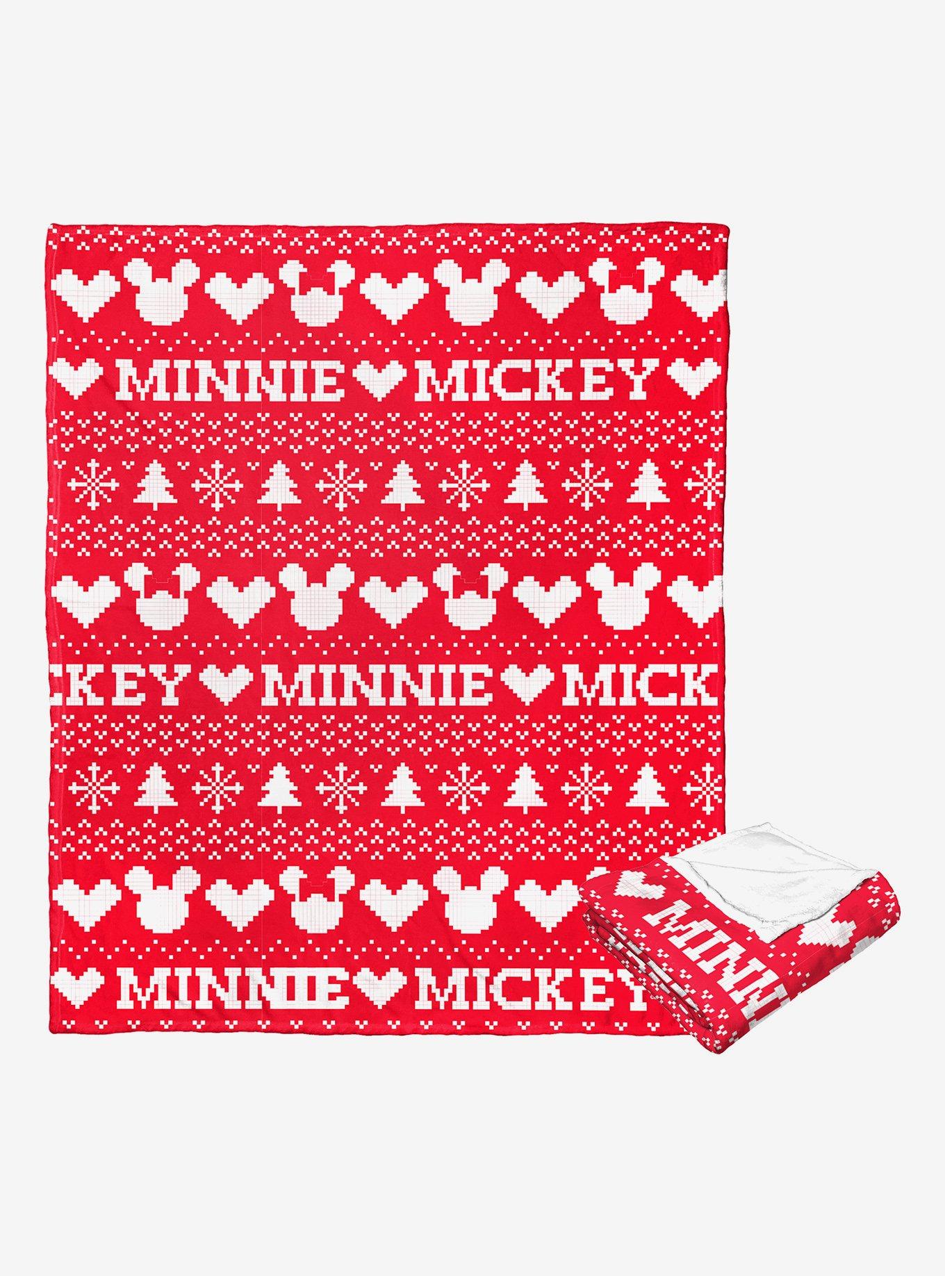 Disney Mickey Mouse Mickey Nordic Throw Blanket, , alternate