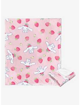 Cinnamoroll Berry Pattern Silk Touch Throw Blanket, , hi-res