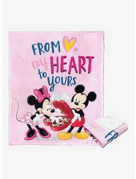 Disney Mickey Mouse My Heart To Yours Throw Blanket, , hi-res