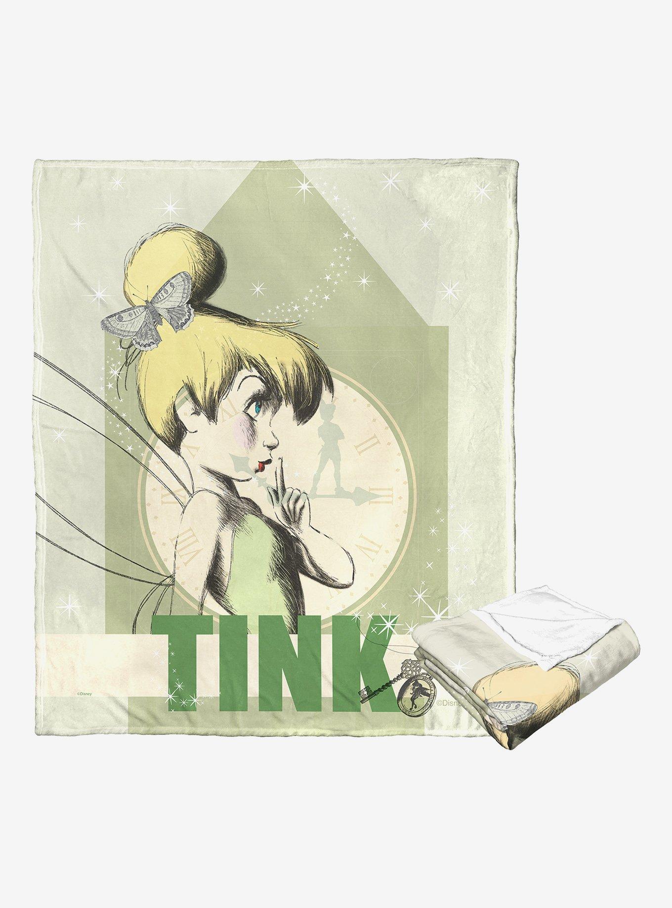 Disney Tinker Bell London Fairy Throw Blanket, , hi-res