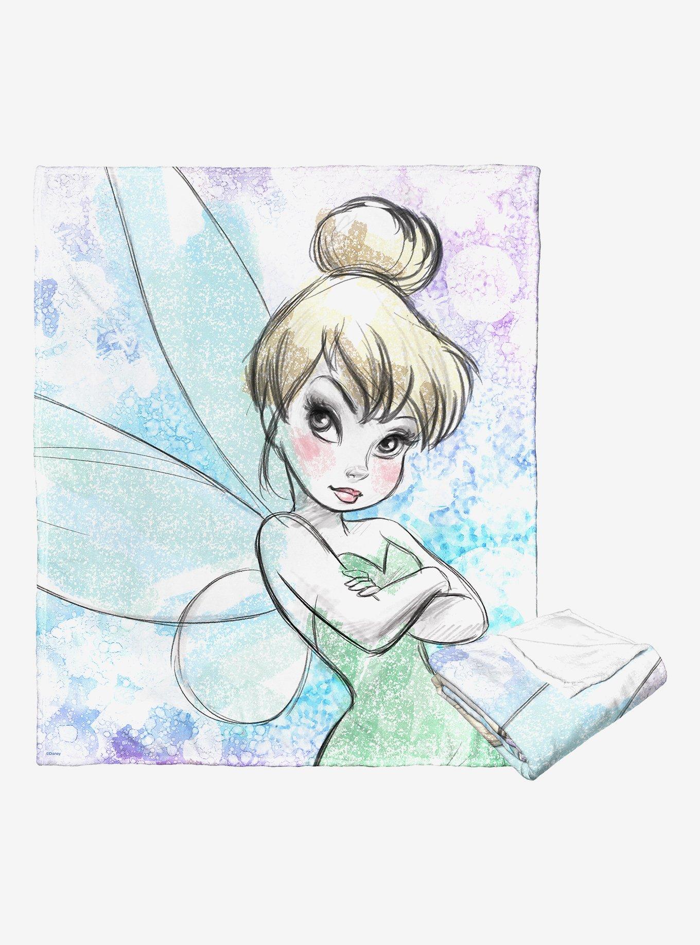 Disney Tinker Bell Posie Poppin Pixie Throw Blanket, , alternate