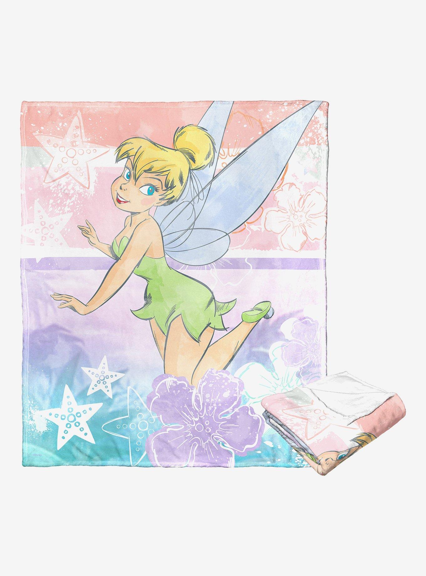 Disney Tinker Bell Seashore Tink Throw Blanket