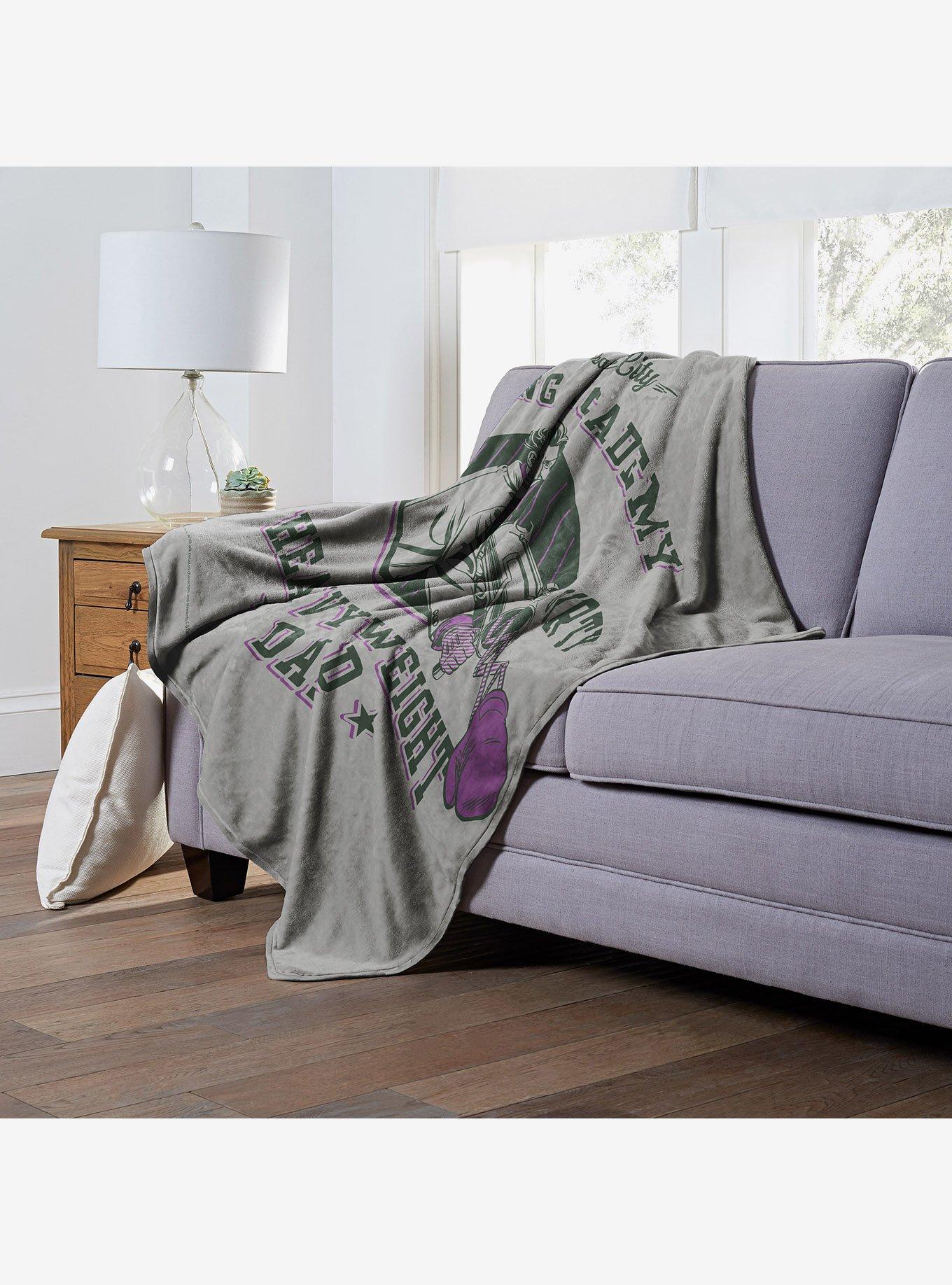 DC Comics Batman Heavyweight Champ Dad Blanket, , hi-res