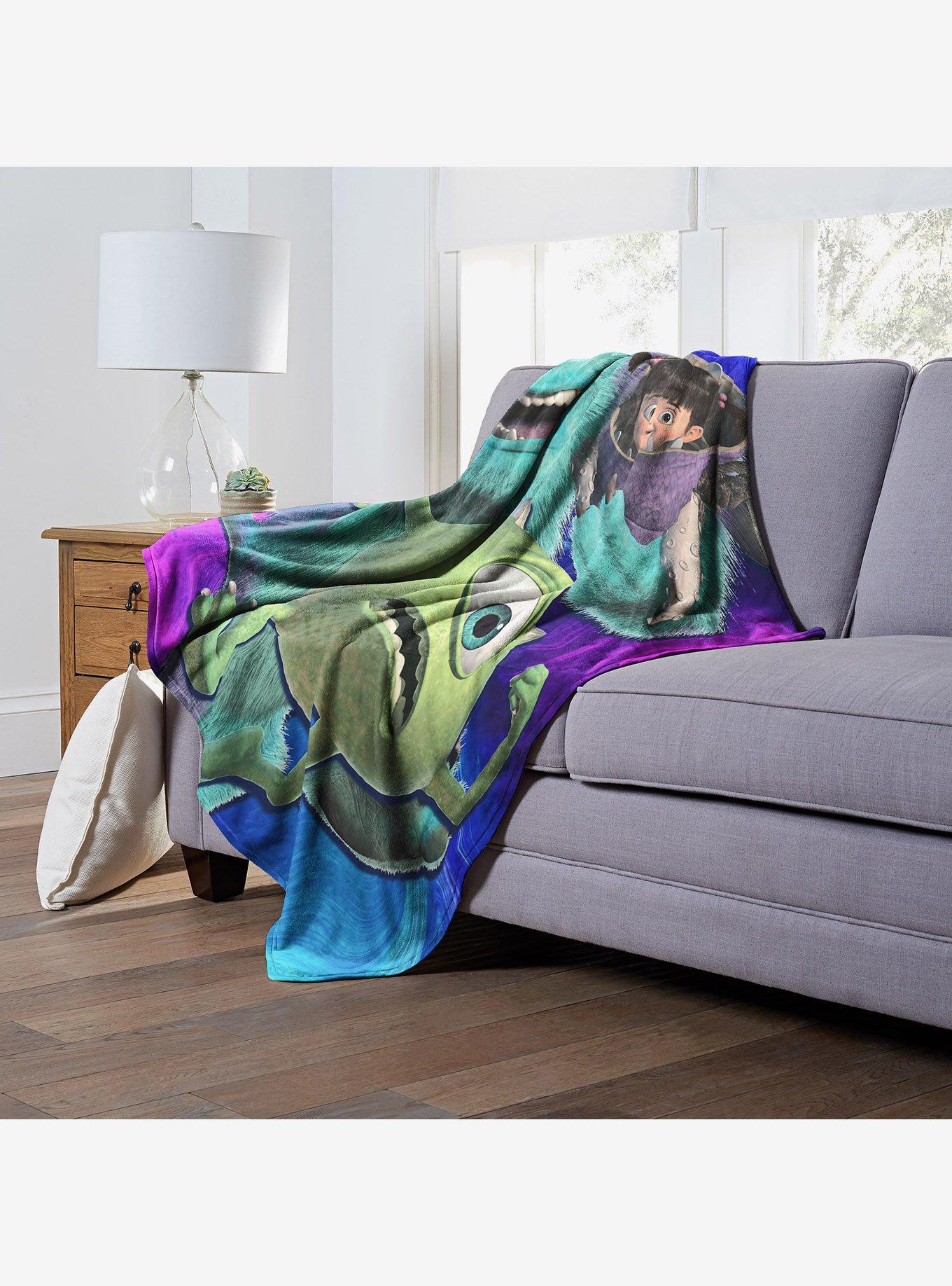 Disney Pixar Monsters Inc. Monster Run Throw Blanket, , alternate