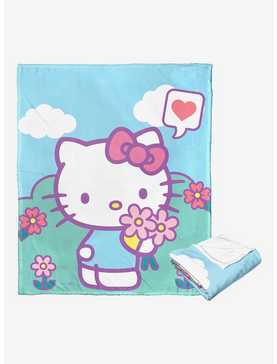 Sanrio Hello Kitty Picking Flowers Throw Blanket, , hi-res