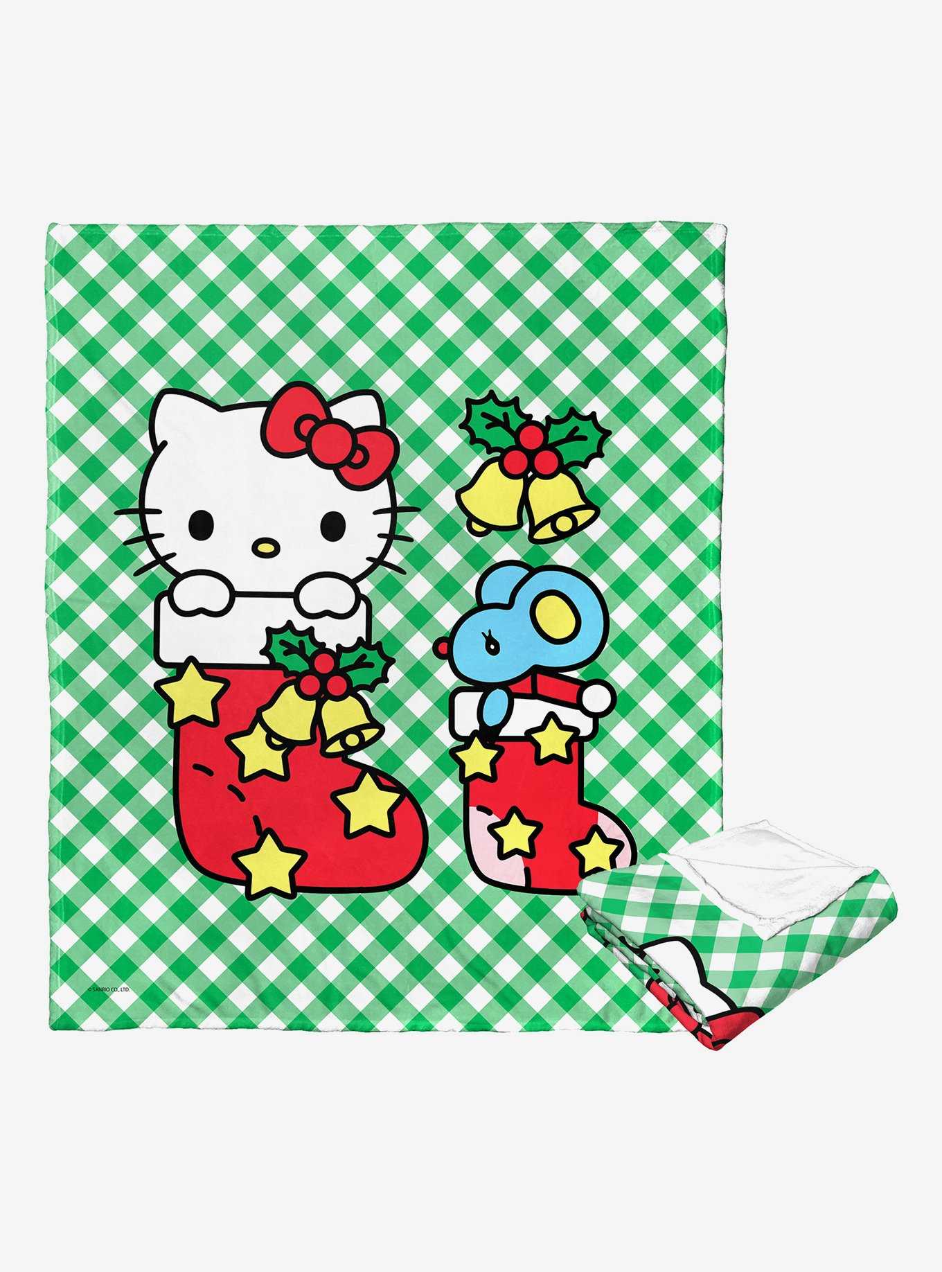 Sanrio Hello Kitty Stocking Buddies Throw Blanket, , hi-res