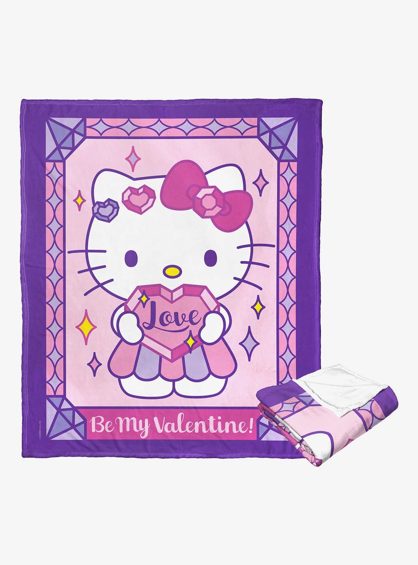 Sanrio Hello Kitty Valentine Love Throw Blanket, , hi-res