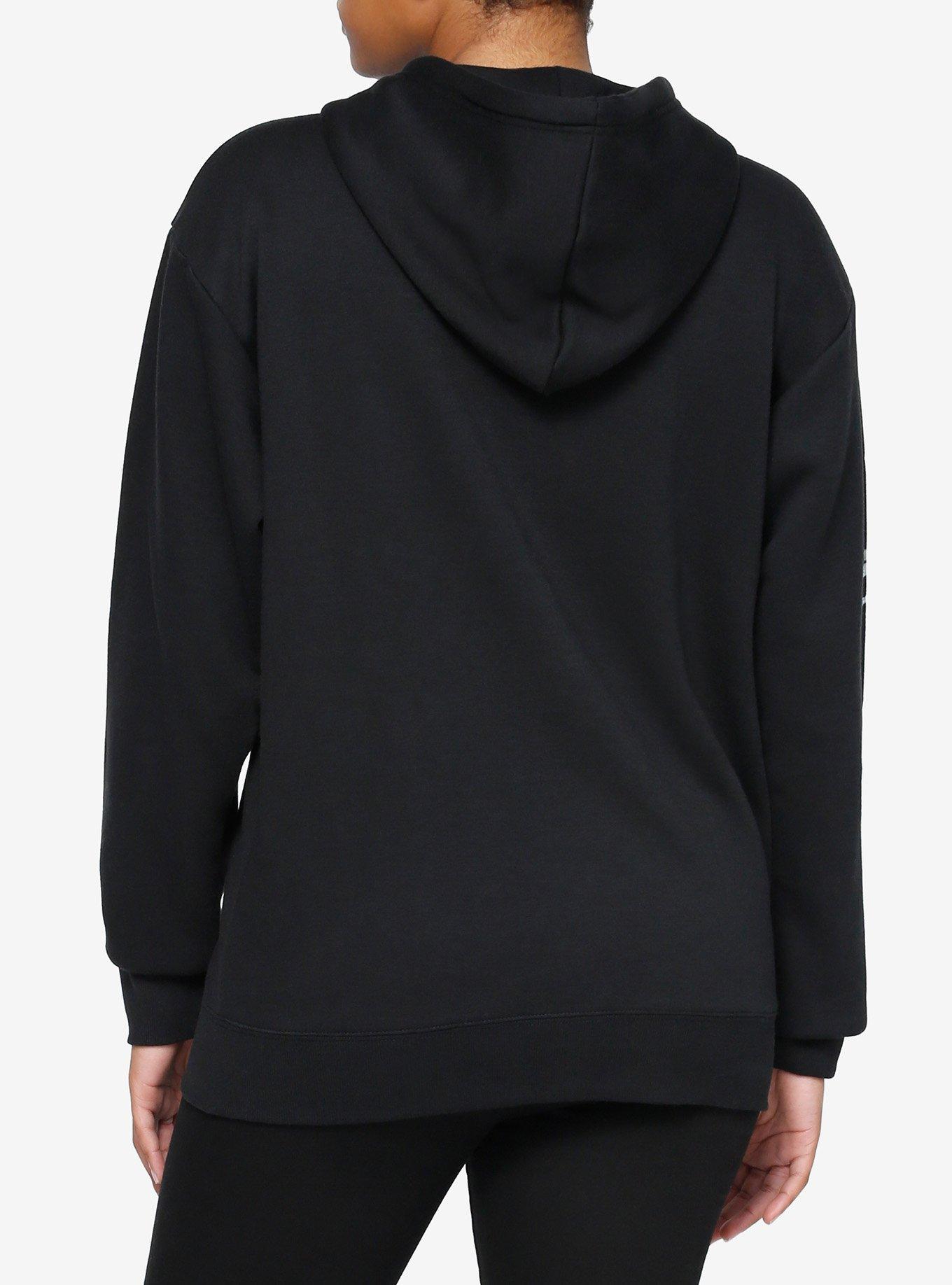 Poisonous Plants Distressed Girls Hoodie, WHITE, alternate