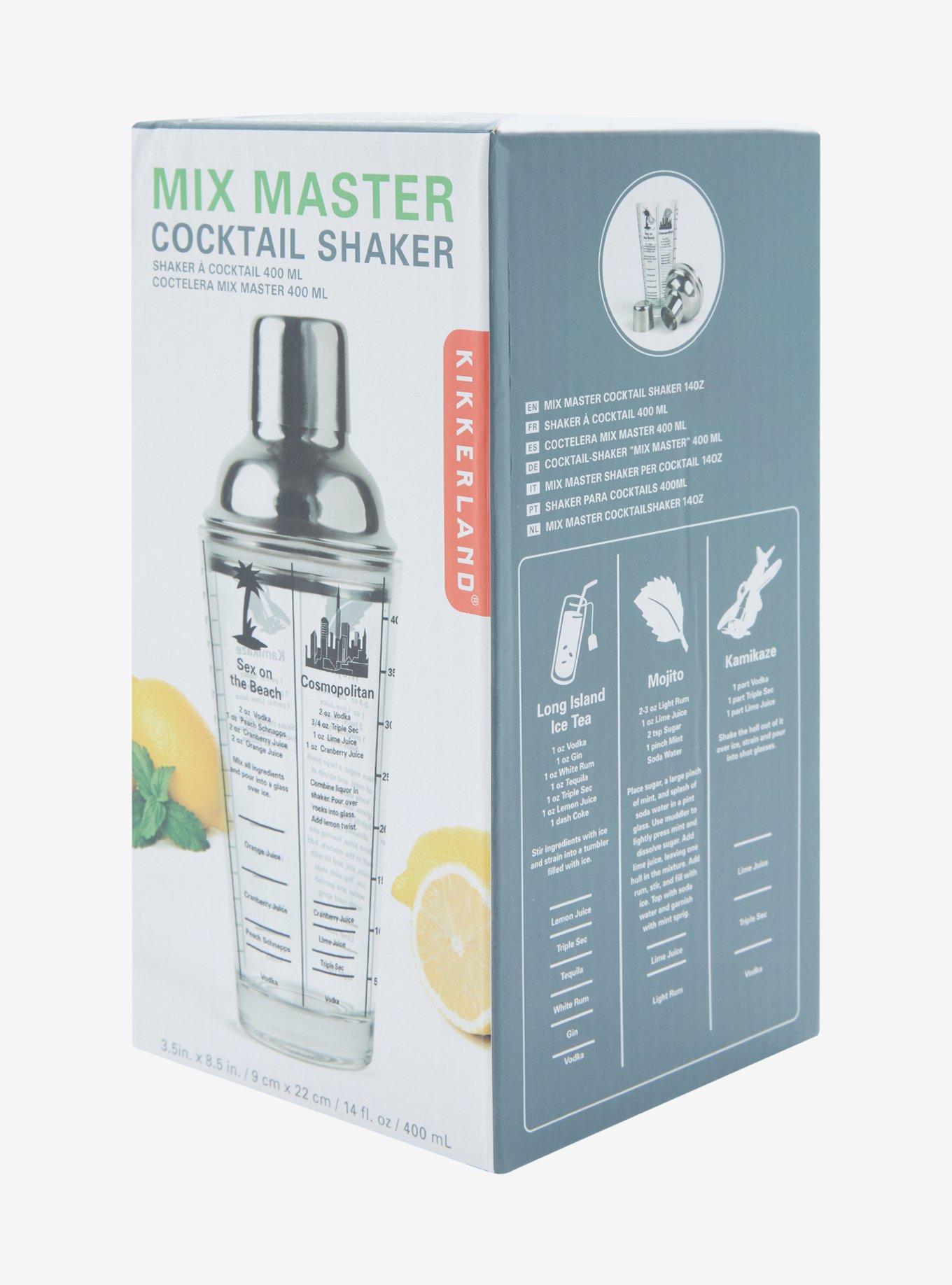Kikkerland Mix Master Cocktail Shaker, , alternate