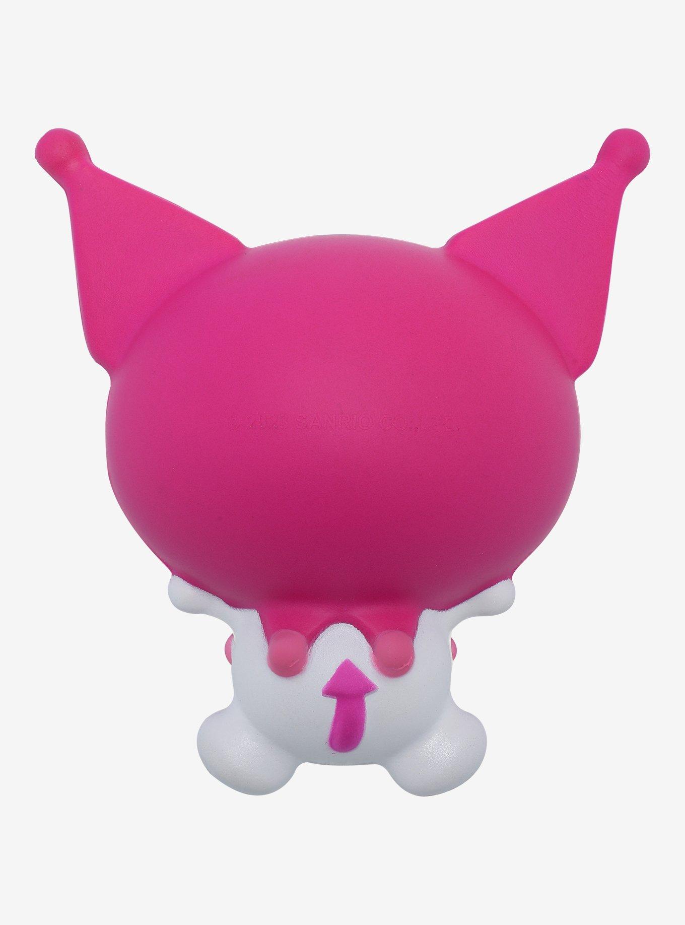 Kuromi Pink Angry Squishy Toy, , alternate