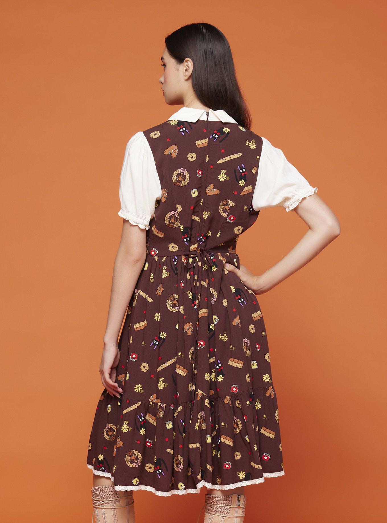 Her Universe Studio Ghibli Kiki's Delivery Service Icon Retro Dress, MULTI, alternate